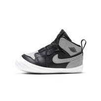 Air Jordan 1 Crib Bootie Shadow 2018 Baby Sneakers Black Medium-Grey White AT3745-013 18.5