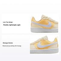 Nike Court Borough Low Recraft GS Pale Ivory Melon Tint Kids Sneakers Cream White Football-Grey DV5456-107 40
