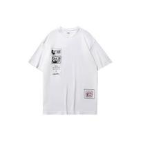 Li-Ning Disney Mickey And Keith Haring Print Loose Short Sleeve T-Shirt Men Tops White AHSR501-2 3XL