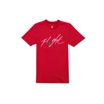 Air Jordan Jumpman logotipas apvalia iškirpte sportinis laisvalaikio trumpomis rankovėmis marškinėliai vyriški viršutiniai drabužiai raudonas BQ1456-687 M red