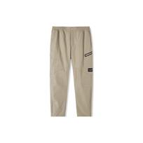 Anta Slim Fit Straight Leg Fitness Training Pants With Elastic Waist Men Bottoms Khaki 152217505-1 XL beige