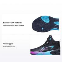 Li Ning Young 17 Krepšinio batai Vaikams Krepšinio batai Juodi YKBT068-5 32 black