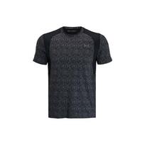Under Armour Iso-Chill Casual Crew Neck Printed American Vintage Short Sleeve Raglan T-Shirt Men T-Shirts Black 1366497-001 M