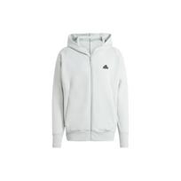 Adidas Z.N.E. Premium Full-Zip Hooded Track Jacket Men Jacket Silver-Gray IN5094 S white