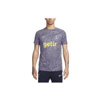 Nike Tottenham Hotspur Academy Pro Logo Print Comfortable Short Sleeve T-Shirt Men Tops Purple DX3622-460 M
