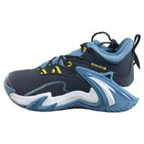 Anta Fleece Lined Warm Shock Absorbing Non Slip Durable Low Top Basketball Shoes Men sneakers Dark-Blue 112241612-3 44.5 black