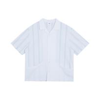 Puma Ss24 Apres Court Loose Fit Striped Breathable Polo Shirt Unisex Shirts White 628231-02 S