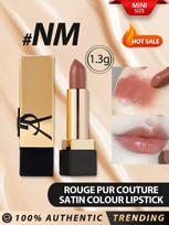 YVES SAINT LAURENT / YSL [Mini] ROUGE PUR COUTURE SATININIS LŪPŲ DAŽAS #NM 1,3g brown
