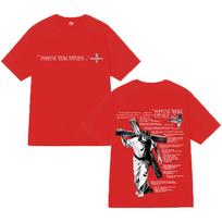 Tėvas Biblija Jėzus Atleisk Jiems Grafika Marškinėliai Vyriški Drabužiai Medvilnė Laisvalaikio Per didelis Aukštos kokybės Marškinėliai Streetwear Laisvi Marškinėliai 4XL gray