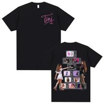 Singer TINI STOESSEL La Triple T Futtura 2026 Tour Merch T Shirts Men Women Harajuku Hip Hop Gothic Tops 4XL