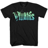 Disney Villains Black Graphic 100% Cotton T-shirt Mens Tees Top New 2XL