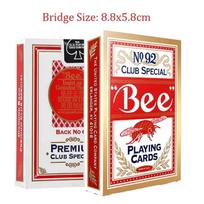 Bee Playing Cards NO.92 Club Special Deck Bridge Size USPCC Poker Magic Card Games Mgaic Tricks Props for Magician Tricks raudona