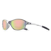 CRIXALIS Rectangle Full Rim Frame Sunglasses For Men Y2K Mirror Vintage Classic Taking Photos Sand Sea Drivng UV400 Shade rožinė