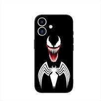 Telefono dėklas Apple iPhone 16 15 14 Plus 13 12 Mini 17 Pro Max + 16E Air 16+ ProMax Dėklas Marvel Venom Dėklas iPhone 16 Pro black