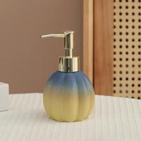 soap dispenser Pumpkin ceramic hand sanitizer bottle shampoo and shower gel press and dispense bottle decoration   dispenser brown