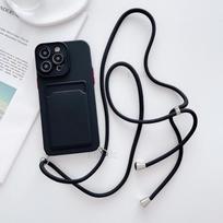 Candy Strap Case for Xiaomi POCO X7 F6 M6 X6 Redmi Note 14 Mi 15T 13T 14T Pro 15 15C Crossbody Lanyard Neck Card Silicone Cover Redmi Note 13 Pro 5G