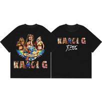 Singer Karol G Tropicoqueta Tour 2026 Merch T-shirts Fashion Y2k Oversized T Shirt Men Women Casual Cotton Short Sleeve T-shirt 4XL