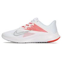 Nike  Quest 3 White Bright Crimson Women Sneakers Metallic-Silver Football-Grey CD0232-105 37.5 white