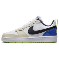 Nike Court Borough Low 2 SE GS Player One Kids Sneakers White Black Laser-Orange FB1394-101 35.5 white