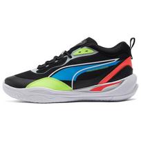 Puma Playmaker Pro Jet Black Lime Squeeze Men Sneakers 377572-04 44.5