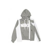 Nike x Sacai Double-Zip Hoodie Dark Grey Heather/White Men Outerwear CD6303-063 S
