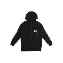 Air Jordan Hooded Basketball Sweatshirt Fleece Jacket Men Outerwear Black CK2224-010 L gray
