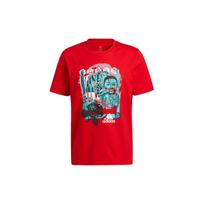 Adidas Rose Avatar Mvp Cartoon Basketball Casual Short-Sleeve T-Shirt Men Tops Crimson GP3441 M red