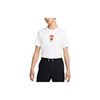 Nike Tiger Woods Frank Cartoon Print Round Neck Short Sleeve T-Shirt Men Tops White DR7722-100 XL