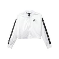 Nike Air Satininis Sportinis Striukė Trumpa Laisvalaikio Moteriškos Striukės Balta BV4780-100 XL white