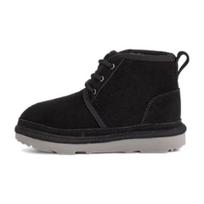 UGG Neumel Graphic Boot Black Grey Suede (Kids) Kids Sneakers 1130787K-BGSD 35 black