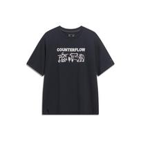 Li-Ning Ning CF Trace Series Tian Gong Kai Wu Round Neck T-Shirt Unisex Tops Black AHST605-4 M
