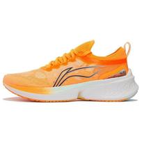 Li Ning Fly Electric Discovery Vienos dalies megzti smūgius sugeriantys neslystantys dėvėjimuisi atsparūs žemi bėgimo bateliai Fluorescentiniai saldžiai oranžiniai ARMS007-6 39 white