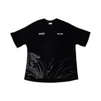 Li Ning 2023 League Of Legends World Championship LPL Expedition T-Shirt With Dragon Pattern And Glow In The Dark Unisex Tops Black AHSTB01-1 M black
