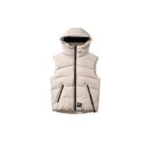 Li Ning Sports Fashion Series Loose Down Vest Women Vests Light-Cloud-Gray AMRP006-5 M