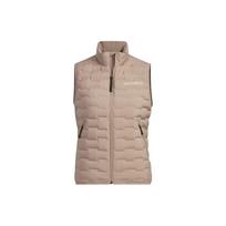 Adidas Goose Down Woven Baffle Vest 800 Fill Solid Color Logo Outdoor Sports Down Vest Women Vests Pink Brown IT8692 S
