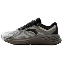 Anta Round Toe Lace-Up Shock Absorbing Wear-Resistant Low-Top Running Shoes Men sneaker Gray Black 112415531-3 40 gray