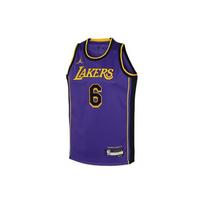 Nike Lakers James 6 Letter Print Breathable Loose Basketball Jersey Kids jersey Purple 3Y2B7BXJP-LAK06 L