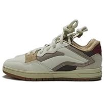 Li Ning Leather We I Pros Fashion Trend Slip Resistant Durable Low Top Skate Shoes Men Sneakers Yellow Black AEPU049-7 42⅓