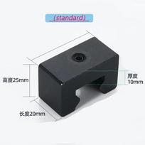 Linear guide rail slider limit block HGH EGH15 20Stroke fixed block limiter buffer side lock anti-collision block CNC 3D printer HGH15