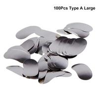 100Pcs Dental Metal Matrix Bands Rings Full Teeth Replacement Dentist Oral Care Tool Sectional Contoured