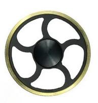 EDC Padangos Stebulės Fidget Spinner Ritinėlis Sukamasis Viršus Antgalis Giroskopas Metalinis Atsipalaiduoti Nuo Streso Atpalaiduojantis Žaislas Antistresinis Decompresija Vaikams juoda