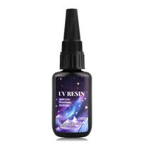 25g UV dervos klijai Klijavimui & Suvirinimui UV klijai su šviesa Greitai džiūstanti dervos klijai Stiklo, metalo, medžio klijavimui, DIY amatai, dekoras black