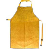 Leather Welding Work Apron - Flame Retardant and Splash Protective - Adjustable Shoulder Straps - Suitable for Welders and Blacksmiths