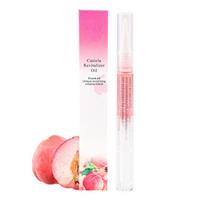 Cuticle Revitalizer Oil with Peach Scent Nourishing and Hydrating Formula for Healthy Nails and Cuticles, 5ml One Size white
