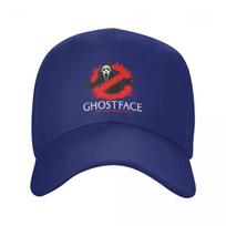 Ghostface Busters Scream Baseball Cap for Women Unisex Adjustable Halloween Ghost Horror Movie Dad Hat Outdoor Snapback Caps Adjustable Cap red