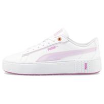 Puma Smash Platform V2 Candy - Baltos levandų rūko moteriški sportbačiai 383878-01 35.5 white