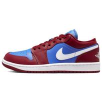 Air Jordan 1 Low Gili Raudona Mėlyna Moteriški Sportbačiai Granatas Vidutiniškai Mėlyna Balta DC0774-604 38.5 blue
