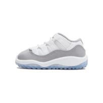 Air Jordan 11 Retro Low TD Cement Grey Baby Sneakers White University-Blue 505836-140 21 white