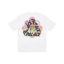 Palace Bun 5G marškinėliai balti unisex viršutiniai drabužiai P23TS082 L beige