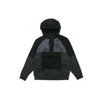 Nike Sportswear Swoosh Austas Ilgomis Rankovėmis Striukė Vyriška Viršutinė Apranga Juoda CU3886-070 XXL